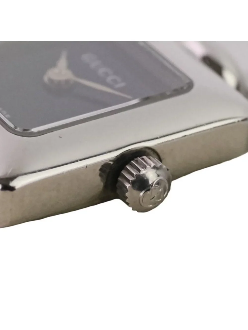 Gucci Square Quartz Watch Black Dial Silver - Picture 5 of 13